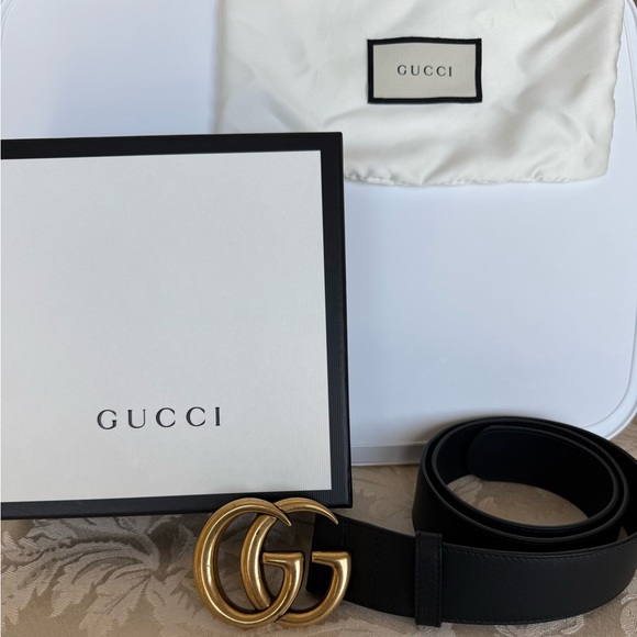 Gucci Accessories - Gucci GG Marmont Leather Belt